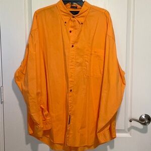 Men’s Abercrombie & Fitch XL Orange Button-Down Shirt